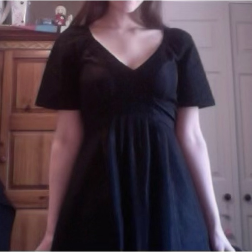Beautiful silk little black dress